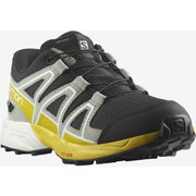 SPEEDCROSS CSWP K L41628800 BLACK/WROUGHT IRON/LEMON 16cm [トレッキングシューズ キッズ]
