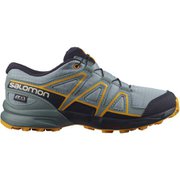 SPEEDCROSS CLIMASALOMON WATERPROOF L41446900 SLATE/NIGHT SKY/SAFFRON 23.5cm [トレッキングシューズ キッズ]