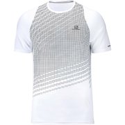 SENSE AERO SS TEE M LC1744300 WHITE/BLACK Mサイズ [ランニングウェア シャツ メンズ]
