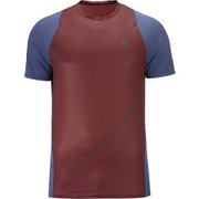 SENSE AERO SS TEE M LC1744800 CABERNET/DARK DENIM Mサイズ [ランニングウェア シャツ メンズ]