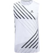 SENSE AERO TRAIL TANK M LC1744000 WHITE/OYSTER MUSHROOM Sサイズ [ランニングウェア シャツ メンズ]