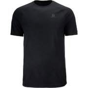 CROSS REBEL SS TEE M LC1734000 BLACK Mサイズ [ランニングウェア シャツ メンズ]