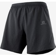 CROSS 7'' NO LINER M LC1719400 BLACK Sサイズ [ランニングウェア ショートパンツ メンズ]