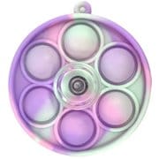 プッシュポップハンドスピナー パープルサークル