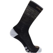 PREDICT CREW LC1555300 BLACK/WHITE/ARROWWOOD Lサイズ(27-29cm) [ランニングウェア ソックス]