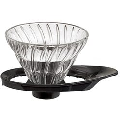 V60 耐熱ガラス透過ドリッパー 01 ブラック VDGR-01-B