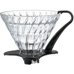V60 耐熱ガラス透過ドリッパー 03 ブラック VDGN-03-B