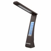 充電式LEDデスクライト デジタル表示機能付き ブラウン DS-LE27BG-T