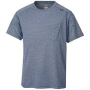 ヘザー メッシュ クルー ショート スリーブ HEATHER MESH CREW SS M MIV01767 6357 HEATHER NAVY XSサイズ(日本：Sサイズ) [アウトドア カットソー メンズ]