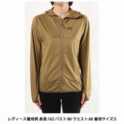 ミレー　ミドラー　メッシュ　フーディ　レディース　UPF50+