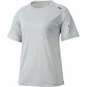 ヘザーメッシュクルーショートスリーブ MIV01784 7372 SILVER Mサイズ(日本：Lサイズ) [アウトドア カットソー レディース]