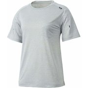 ヘザーメッシュクルーショートスリーブ MIV01784 7372 SILVER Lサイズ(日本：XLサイズ) [アウトドア カットソー レディース]