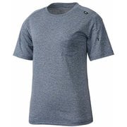 ヘザーメッシュクルーショートスリーブ MIV01784 6357 HEATHER NAVY Sサイズ(日本：Mサイズ) [アウトドア カットソー レディース]