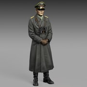 RM860 1/35 レジン製ディティールアップパーツ WWII DAK 砂漠の狐 エルヴィン・ロンメル元帥 立像 [1/35 ディティールアップパーツ]