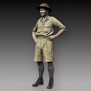 RM910 1/72 レジン製ディティールアップパーツ 英国陸軍歩兵「トミー」アフリカ戦線 [1/72 ディティールアップパーツ]