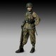 RM918 1/72 レジン製ディティールアップパーツ WWII ドイツ武装親衛隊擲弾兵（ライフル付） [1/72 ディティールアップパーツ]