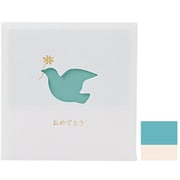 窓ミニカード おめでとう 鳥 カ-MD3PS