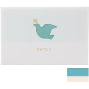 窓カード おめでとう 鳥 カ-MD103PS