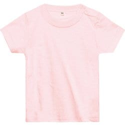 5.6オンス CBT ヘビーウェイトベビーTシャツ Lピンク 80cm [Tシャツ]