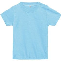 5.6オンス CBT ヘビーウェイトベビーTシャツ Lブルー 90cm [Tシャツ]