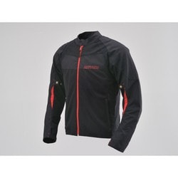HBJ-058 スポーツメッシュジャケット ブラック/レッド 2XL 21669