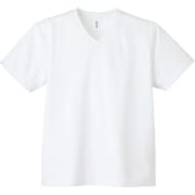 4.4オンス AVT ドライVネックTシャツ ホワイト 4L [シャープなVネック]