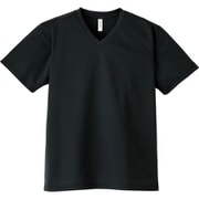4.4オンス AVT ドライVネックTシャツ ブラック LL [シャープなVネック]