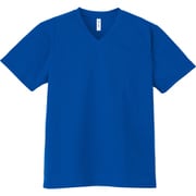 4.4オンス AVT ドライVネックTシャツ ロイヤルブルー M [シャープなVネック]