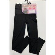 お腹サポートレギンス10分丈 ブラック M-L SF005L090Z61
