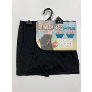 美尻メイクレギンス1分丈 ブラック M-L SF012L090Z61