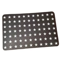 ソフト珪藻土パウダー吸水バスマット星 TRB-0003