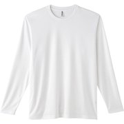 3.5オンス AIL インターロックドライ長袖Tシャツ ホワイト LL [長袖Tシャツ]