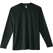 3.5オンス AIL インターロックドライ長袖Tシャツ ブラック SS [長袖Tシャツ]