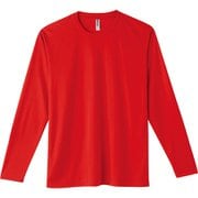 3.5オンス AIL インターロックドライ長袖Tシャツ レッド M [長袖Tシャツ]