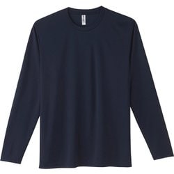 3.5オンス AIL インターロックドライ長袖Tシャツ ネイビー LL [長袖Tシャツ]