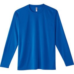 3.5オンス AIL インターロックドライ長袖Tシャツ ロイヤルブルー SS [長袖Tシャツ]