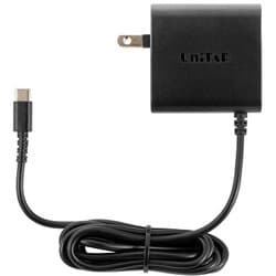 急速充電器 USB PD（パワーデリバリー）対応 USB-Cケーブル一体型 1.5m 45W スイングプラグ採用 ブラック PPS-PD45C