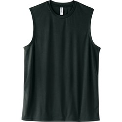 ノースリーブTシャツ 3.5オンス AIN インターロックドライノースリーブ ブラック 3L
