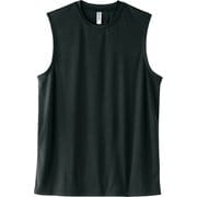 ノースリーブTシャツ 3.5オンス AIN インターロックドライノースリーブ ブラック 3L
