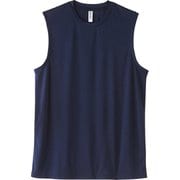 ノースリーブTシャツ 3.5オンス AIN インターロックドライノースリーブ ネイビー L