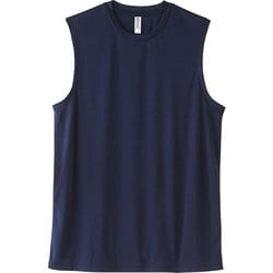 ノースリーブTシャツ 3.5オンス AIN インターロックドライノースリーブ ネイビー 3L