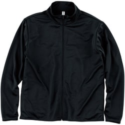4.4オンス AMJ ドライジップジャケット ブラック 4L [ドライジップジャケット]