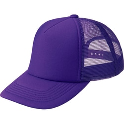 メッシュキャップ EVMイベントメッシュキャップ パープル F