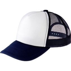 メッシュキャップ EVMイベントメッシュキャップ ネイビー×ホワイト F