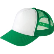メッシュキャップ EVMイベントメッシュキャップ グリーン×ホワイト F