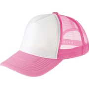 メッシュキャップ EVMイベントメッシュキャップ ピンク×ホワイト F