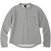 ウィメンズアンチインセクトロングスリーブヘンリーネック W's Anti Insect L/S Henryneck TOWTJB67 (GYM)グレーモク Lサイズ [アウトドア カットソー レディース]