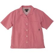 ウィメンズオープンカラーハーフスリーブシャツ W’s Open Collar H/S Shirt TOWTJA75 (PAM)ピンクアメジスト XLサイズ [アウトドア カットソー レディース]