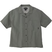 ウィメンズオープンカラーハーフスリーブシャツ W’s Open Collar H/S Shirt TOWTJA75 (FGR)フォリッジグリーン Lサイズ [アウトドア カットソー レディース]