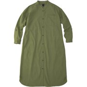 ウィメンズシアサッカーコートワンピース W's Seersucker Coat Onepiece TOWTJB76YY (LFS)リーフサッカー Sサイズ [アウトドア シャツ レディース]